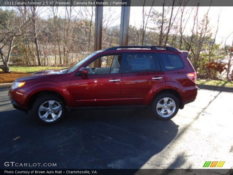 Camelia Red Metallic / Platinum 2011 Subaru Forester 2.5 XT Premium