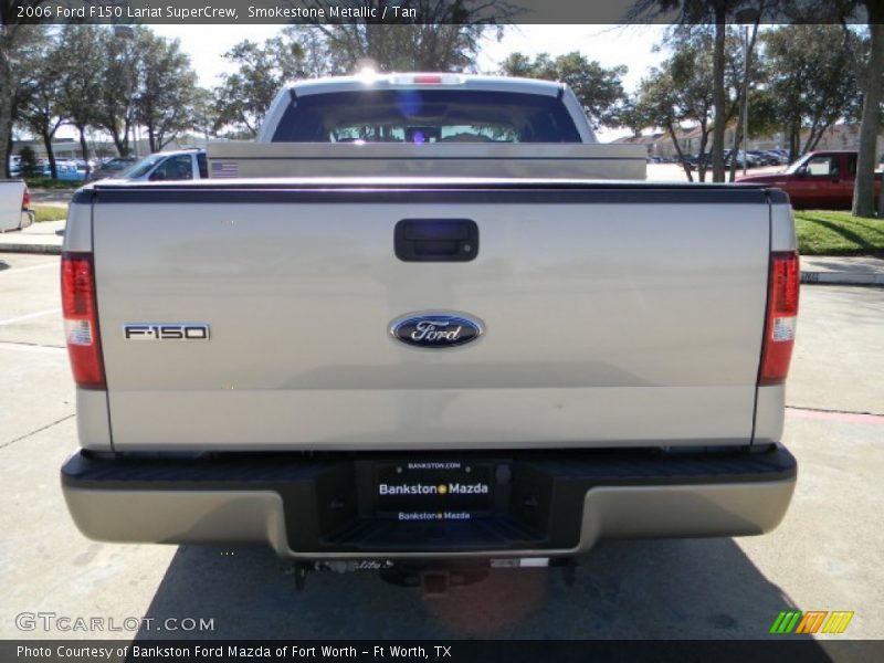 Smokestone Metallic / Tan 2006 Ford F150 Lariat SuperCrew