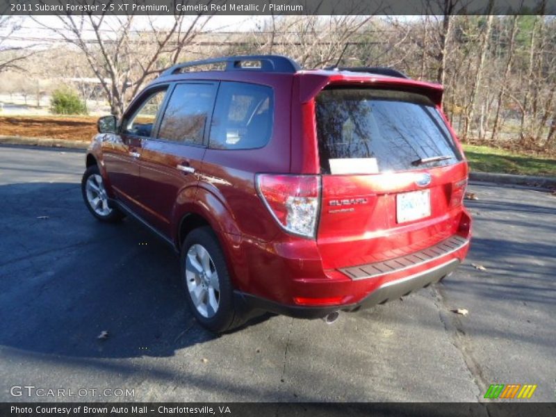 Camelia Red Metallic / Platinum 2011 Subaru Forester 2.5 XT Premium