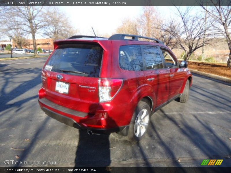 Camelia Red Metallic / Platinum 2011 Subaru Forester 2.5 XT Premium