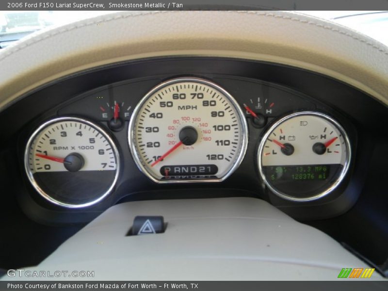 Smokestone Metallic / Tan 2006 Ford F150 Lariat SuperCrew