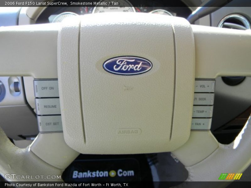 Smokestone Metallic / Tan 2006 Ford F150 Lariat SuperCrew