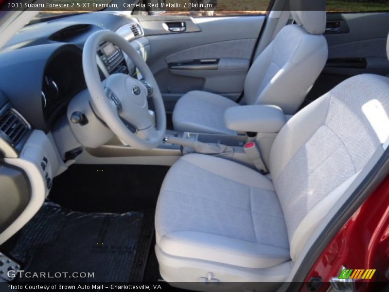 Camelia Red Metallic / Platinum 2011 Subaru Forester 2.5 XT Premium
