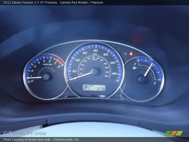Camelia Red Metallic / Platinum 2011 Subaru Forester 2.5 XT Premium