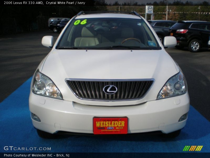 Crystal White Pearl / Ivory 2006 Lexus RX 330 AWD