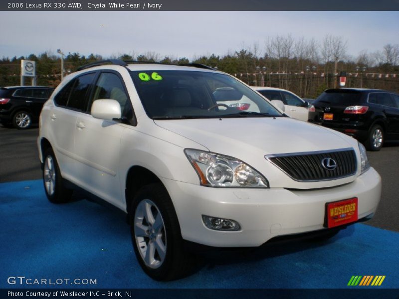 Crystal White Pearl / Ivory 2006 Lexus RX 330 AWD
