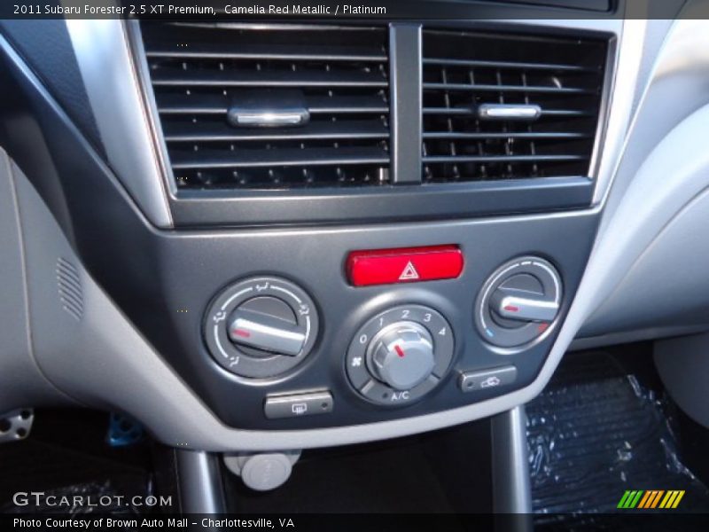 Camelia Red Metallic / Platinum 2011 Subaru Forester 2.5 XT Premium
