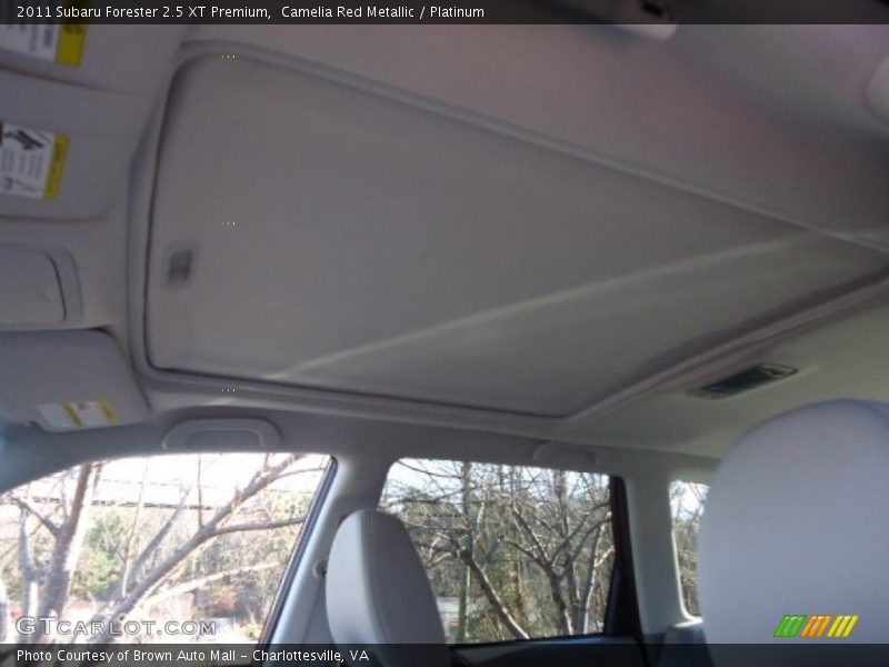 Camelia Red Metallic / Platinum 2011 Subaru Forester 2.5 XT Premium