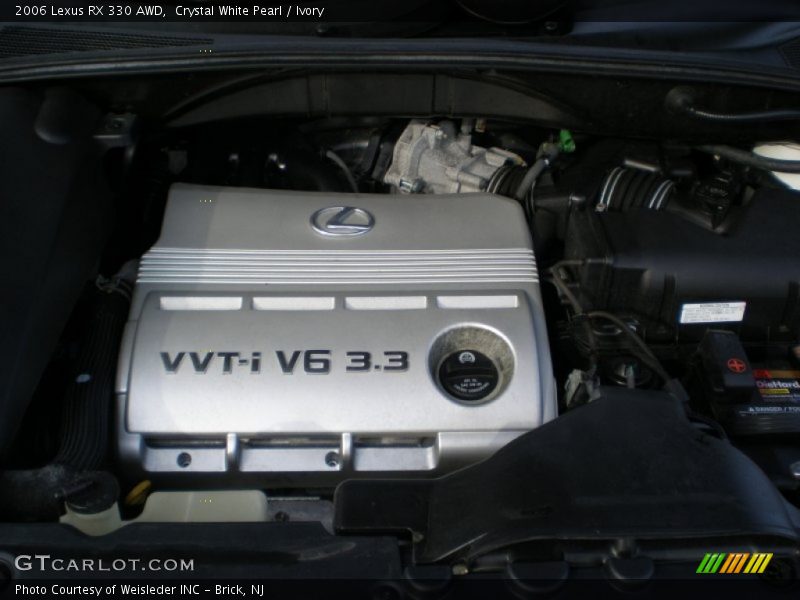 Crystal White Pearl / Ivory 2006 Lexus RX 330 AWD
