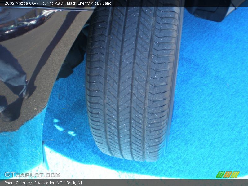 Black Cherry Mica / Sand 2009 Mazda CX-7 Touring AWD