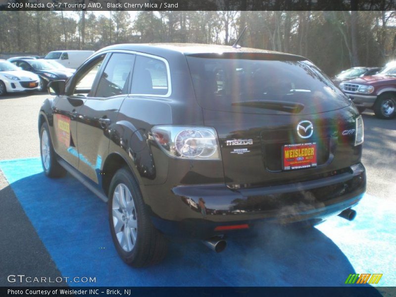 Black Cherry Mica / Sand 2009 Mazda CX-7 Touring AWD