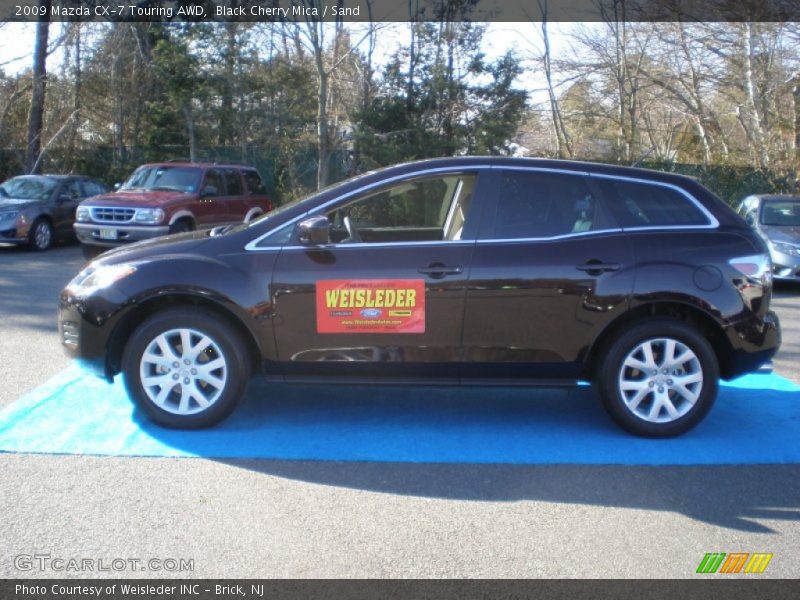 Black Cherry Mica / Sand 2009 Mazda CX-7 Touring AWD