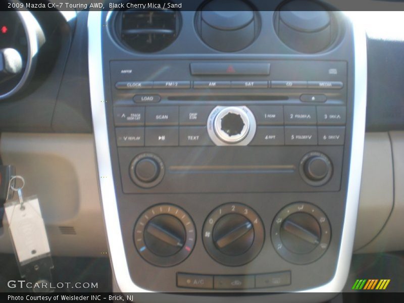 Black Cherry Mica / Sand 2009 Mazda CX-7 Touring AWD