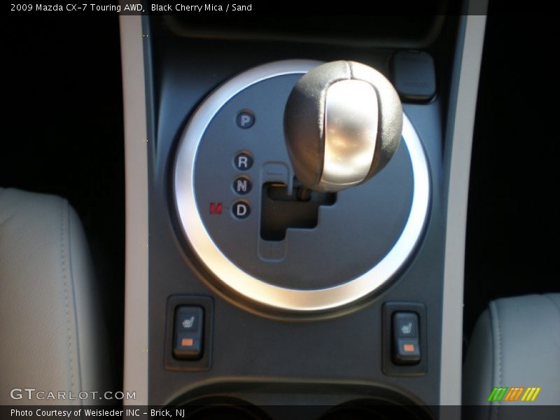 Black Cherry Mica / Sand 2009 Mazda CX-7 Touring AWD