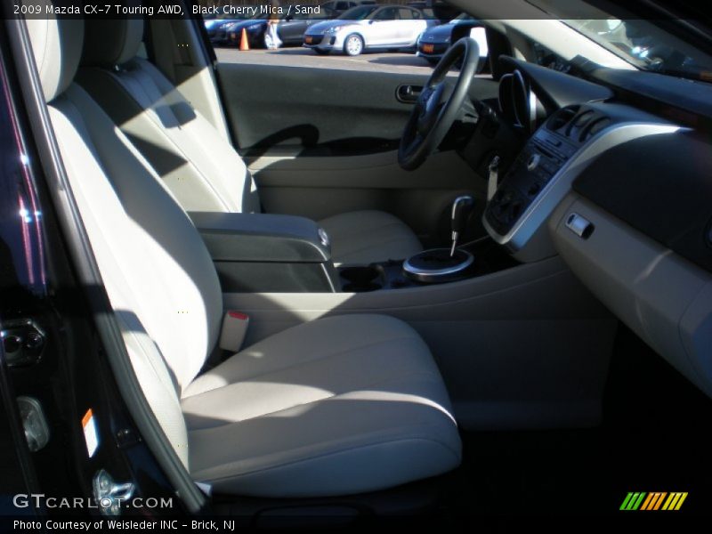 Black Cherry Mica / Sand 2009 Mazda CX-7 Touring AWD