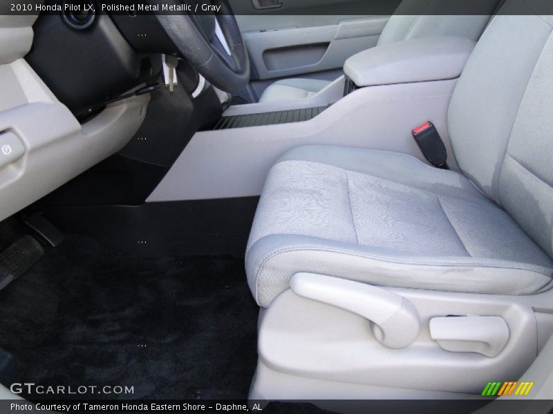 Polished Metal Metallic / Gray 2010 Honda Pilot LX