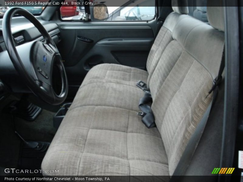  1992 F150 S Regular Cab 4x4 Grey Interior