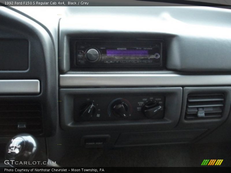 Black / Grey 1992 Ford F150 S Regular Cab 4x4