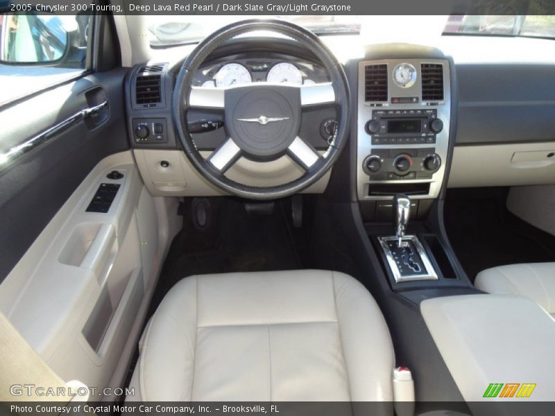 Deep Lava Red Pearl / Dark Slate Gray/Light Graystone 2005 Chrysler 300 Touring