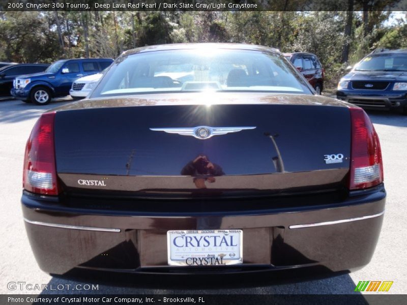 Deep Lava Red Pearl / Dark Slate Gray/Light Graystone 2005 Chrysler 300 Touring