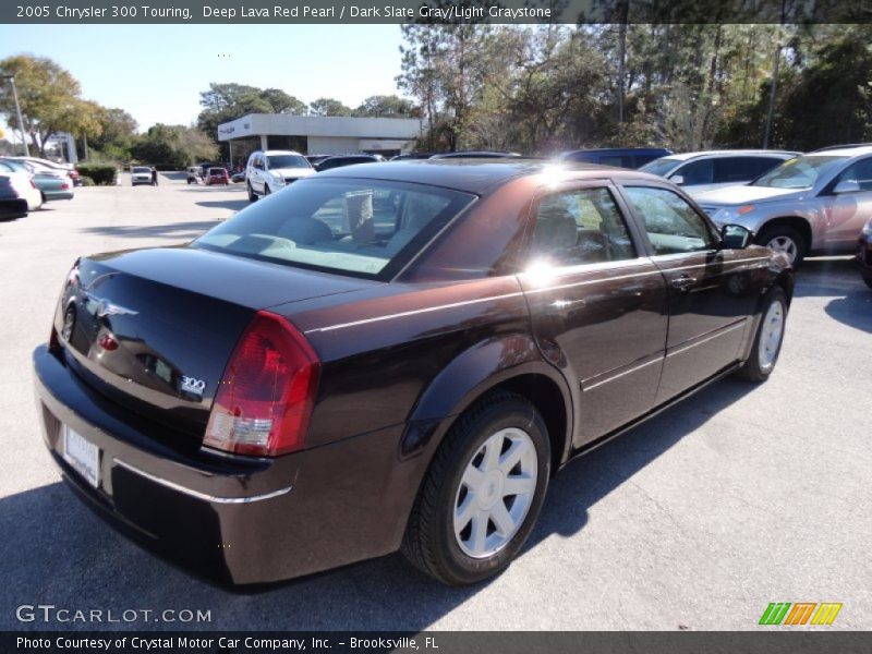 Deep Lava Red Pearl / Dark Slate Gray/Light Graystone 2005 Chrysler 300 Touring