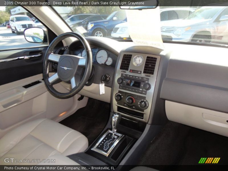 Deep Lava Red Pearl / Dark Slate Gray/Light Graystone 2005 Chrysler 300 Touring