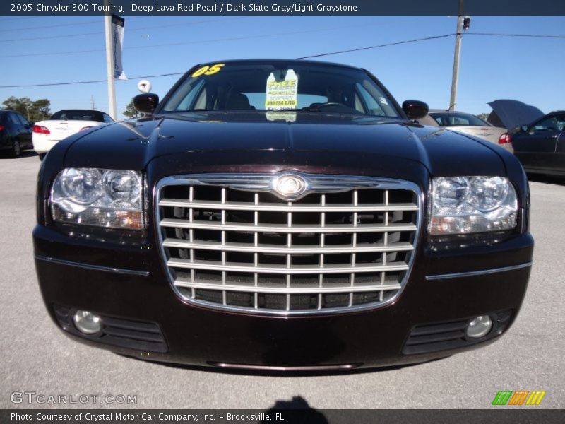 Deep Lava Red Pearl / Dark Slate Gray/Light Graystone 2005 Chrysler 300 Touring