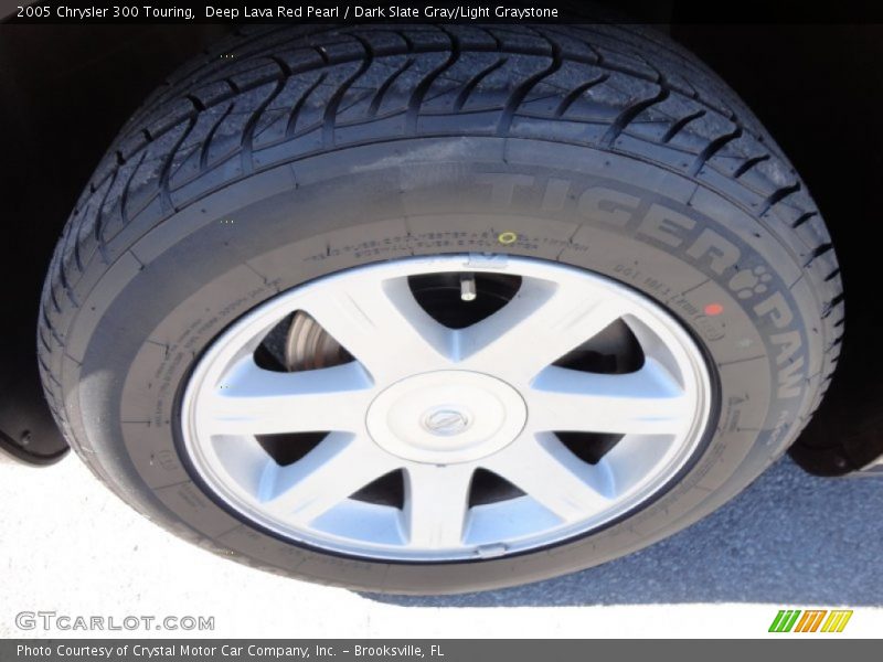 Deep Lava Red Pearl / Dark Slate Gray/Light Graystone 2005 Chrysler 300 Touring