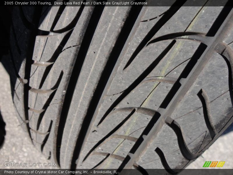 Deep Lava Red Pearl / Dark Slate Gray/Light Graystone 2005 Chrysler 300 Touring