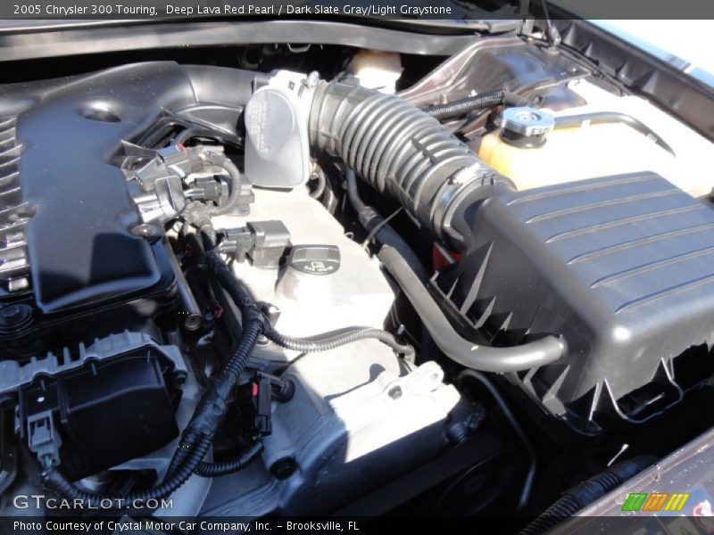 Deep Lava Red Pearl / Dark Slate Gray/Light Graystone 2005 Chrysler 300 Touring