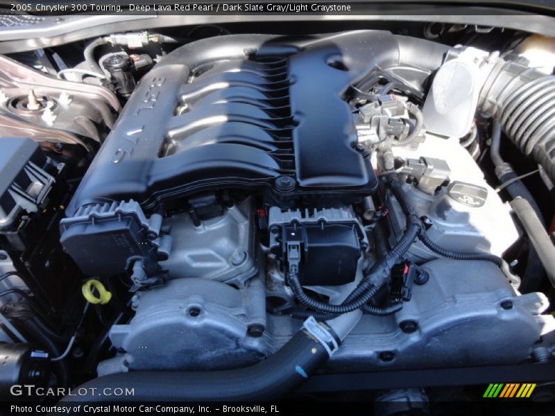 Deep Lava Red Pearl / Dark Slate Gray/Light Graystone 2005 Chrysler 300 Touring