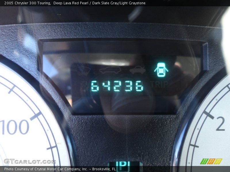 Deep Lava Red Pearl / Dark Slate Gray/Light Graystone 2005 Chrysler 300 Touring