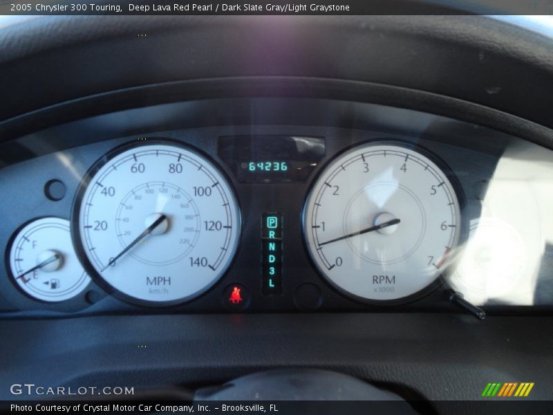 Deep Lava Red Pearl / Dark Slate Gray/Light Graystone 2005 Chrysler 300 Touring