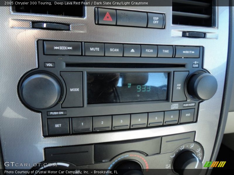 Deep Lava Red Pearl / Dark Slate Gray/Light Graystone 2005 Chrysler 300 Touring