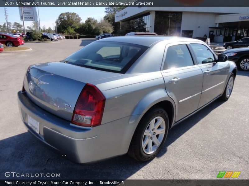 Silver Steel Metallic / Dark Slate Gray/Light Graystone 2007 Chrysler 300 Touring