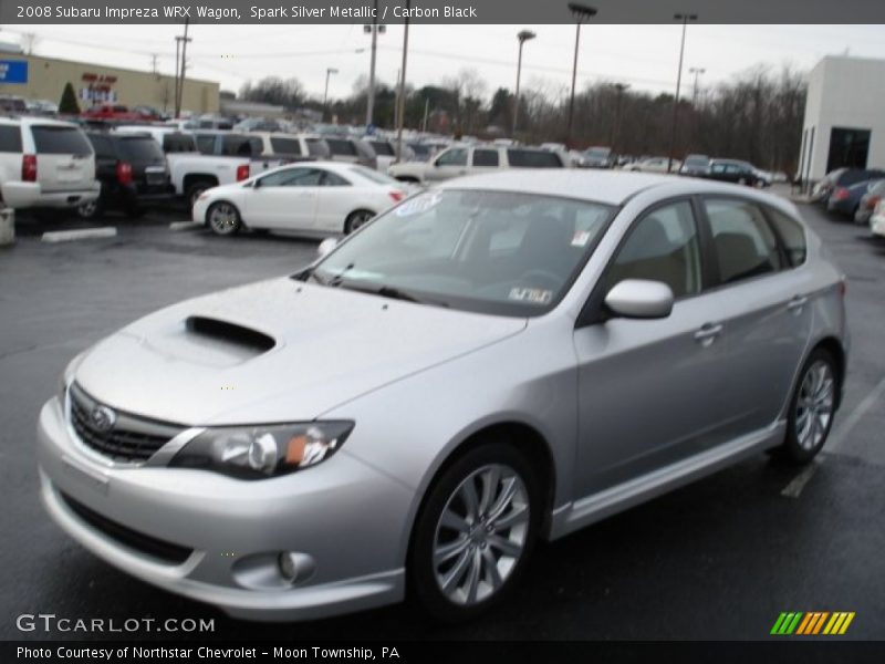 Spark Silver Metallic / Carbon Black 2008 Subaru Impreza WRX Wagon