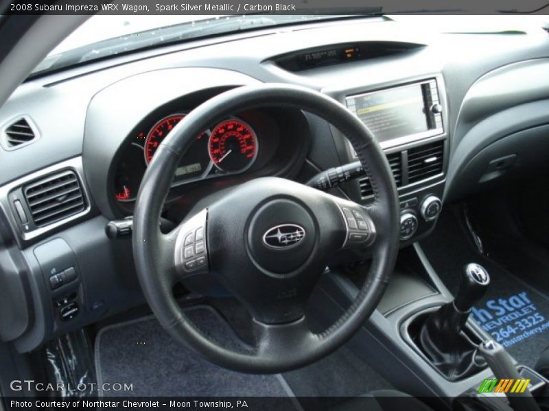 Dashboard of 2008 Impreza WRX Wagon