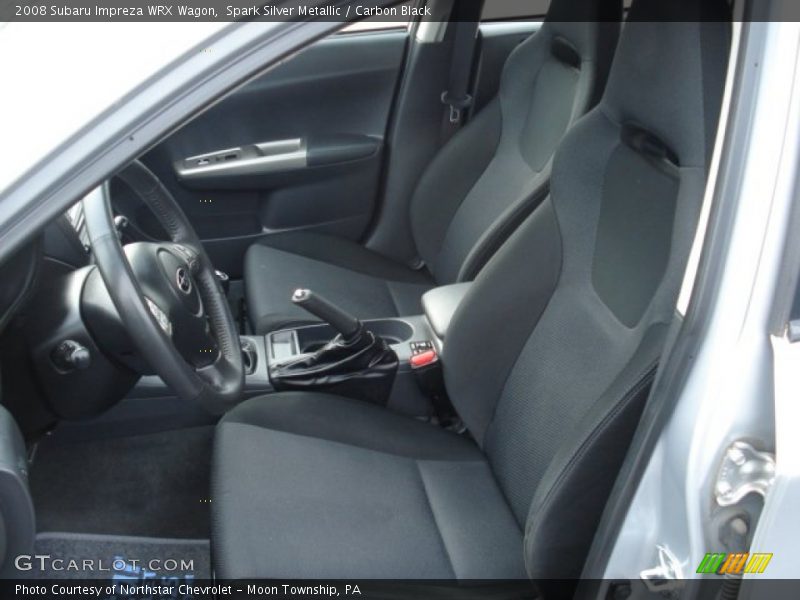 Spark Silver Metallic / Carbon Black 2008 Subaru Impreza WRX Wagon