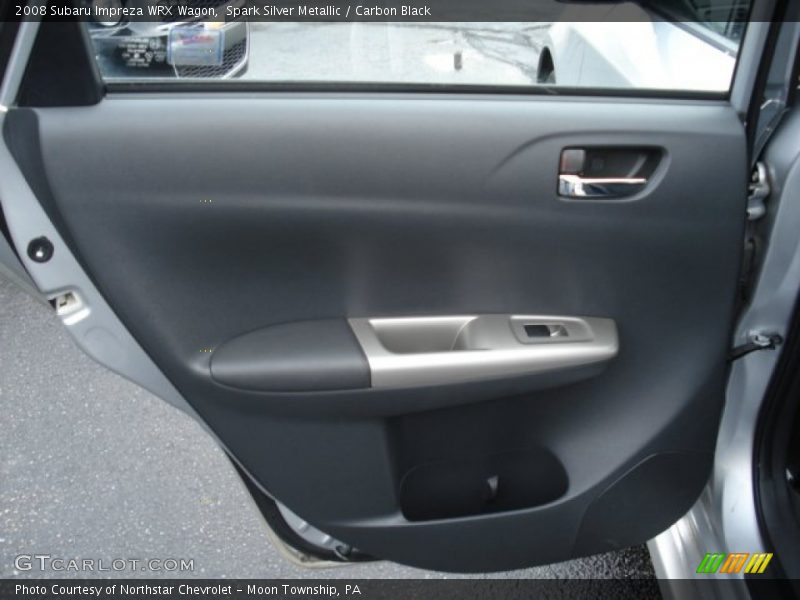Spark Silver Metallic / Carbon Black 2008 Subaru Impreza WRX Wagon