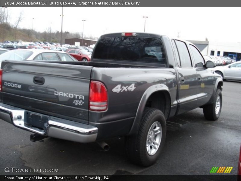 Graphite Metallic / Dark Slate Gray 2004 Dodge Dakota SXT Quad Cab 4x4