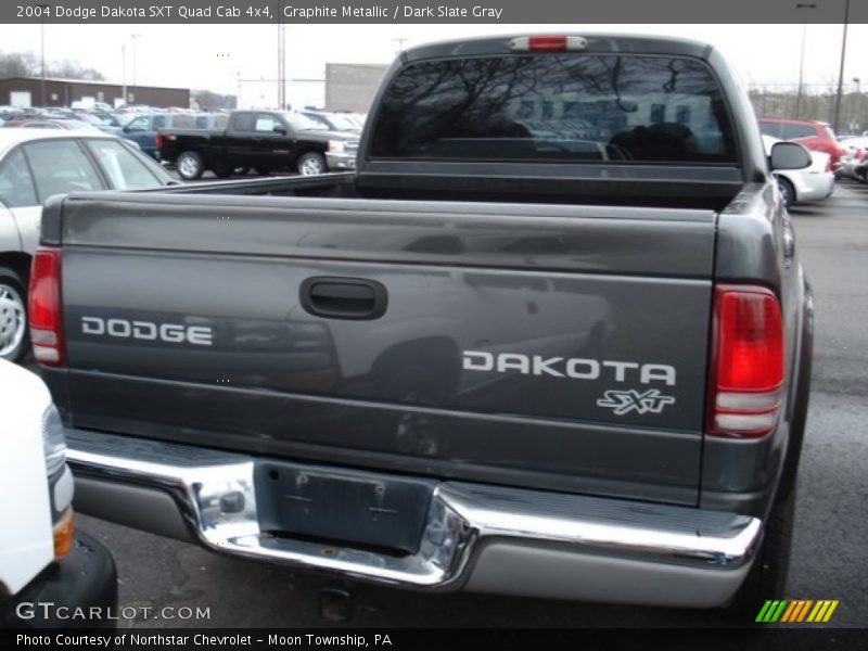 Graphite Metallic / Dark Slate Gray 2004 Dodge Dakota SXT Quad Cab 4x4
