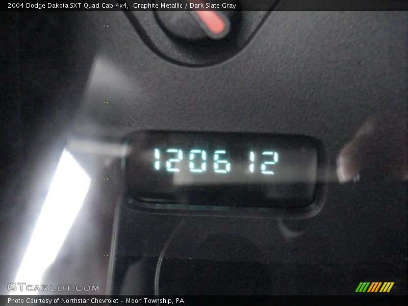 Graphite Metallic / Dark Slate Gray 2004 Dodge Dakota SXT Quad Cab 4x4