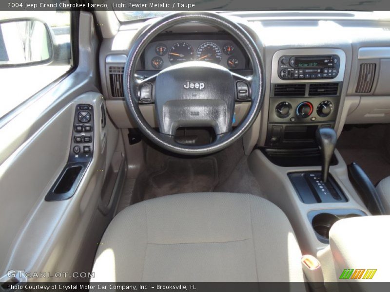 Light Pewter Metallic / Taupe 2004 Jeep Grand Cherokee Laredo