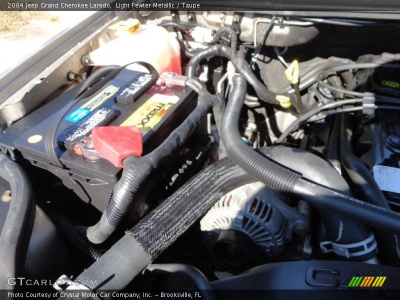 Light Pewter Metallic / Taupe 2004 Jeep Grand Cherokee Laredo