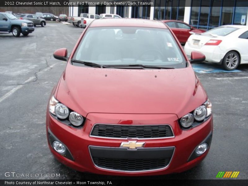 Crystal Red Tintcoat / Dark Pewter/Dark Titanium 2012 Chevrolet Sonic LT Hatch