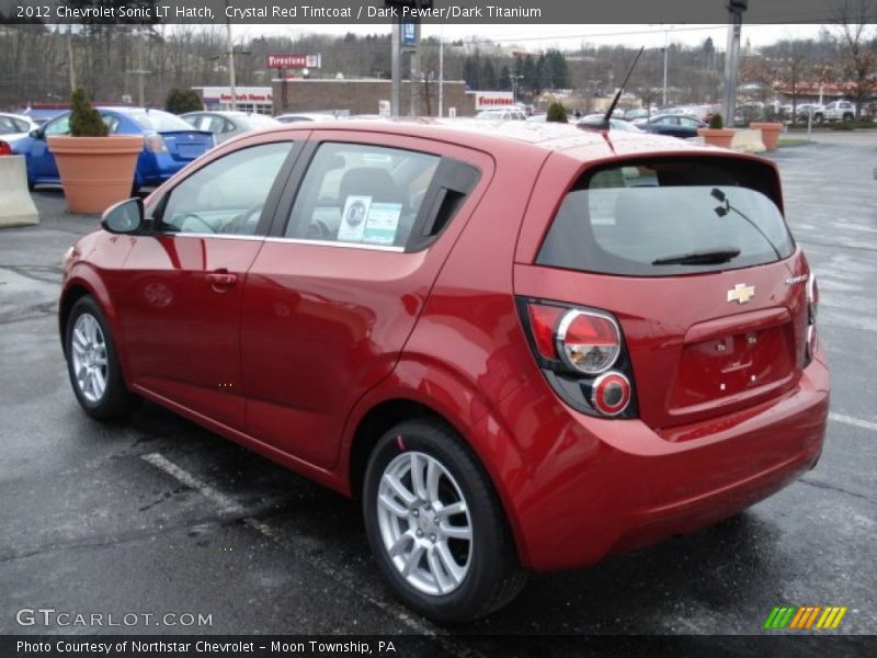 Crystal Red Tintcoat / Dark Pewter/Dark Titanium 2012 Chevrolet Sonic LT Hatch