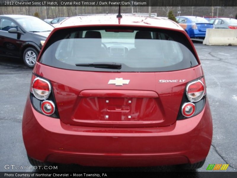Crystal Red Tintcoat / Dark Pewter/Dark Titanium 2012 Chevrolet Sonic LT Hatch