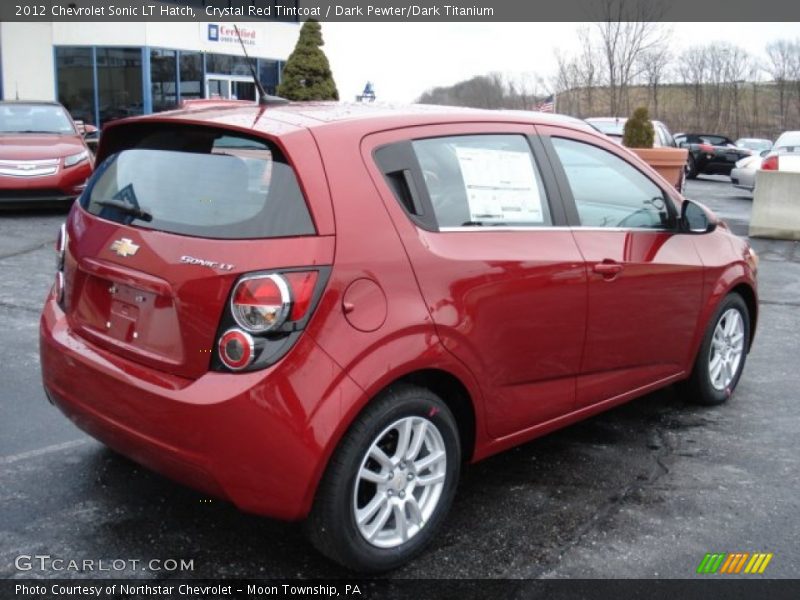 Crystal Red Tintcoat / Dark Pewter/Dark Titanium 2012 Chevrolet Sonic LT Hatch
