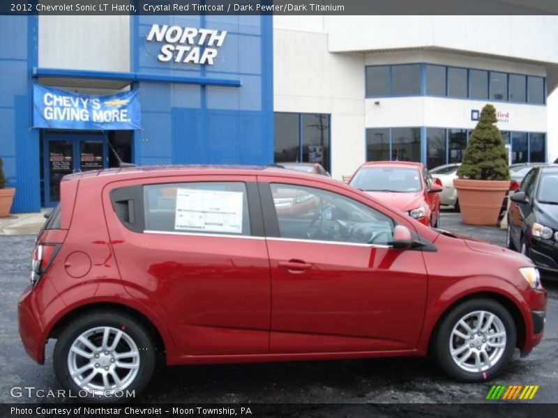 Crystal Red Tintcoat / Dark Pewter/Dark Titanium 2012 Chevrolet Sonic LT Hatch