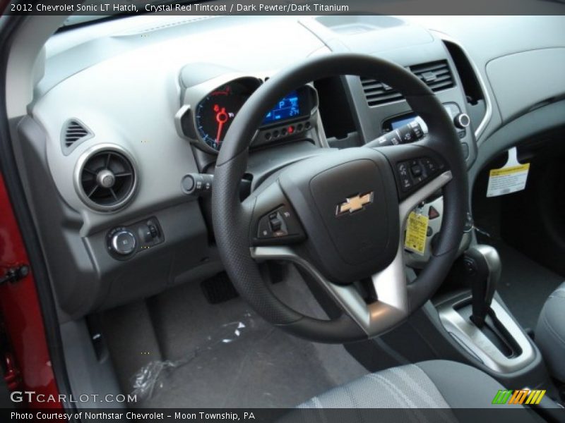 Crystal Red Tintcoat / Dark Pewter/Dark Titanium 2012 Chevrolet Sonic LT Hatch